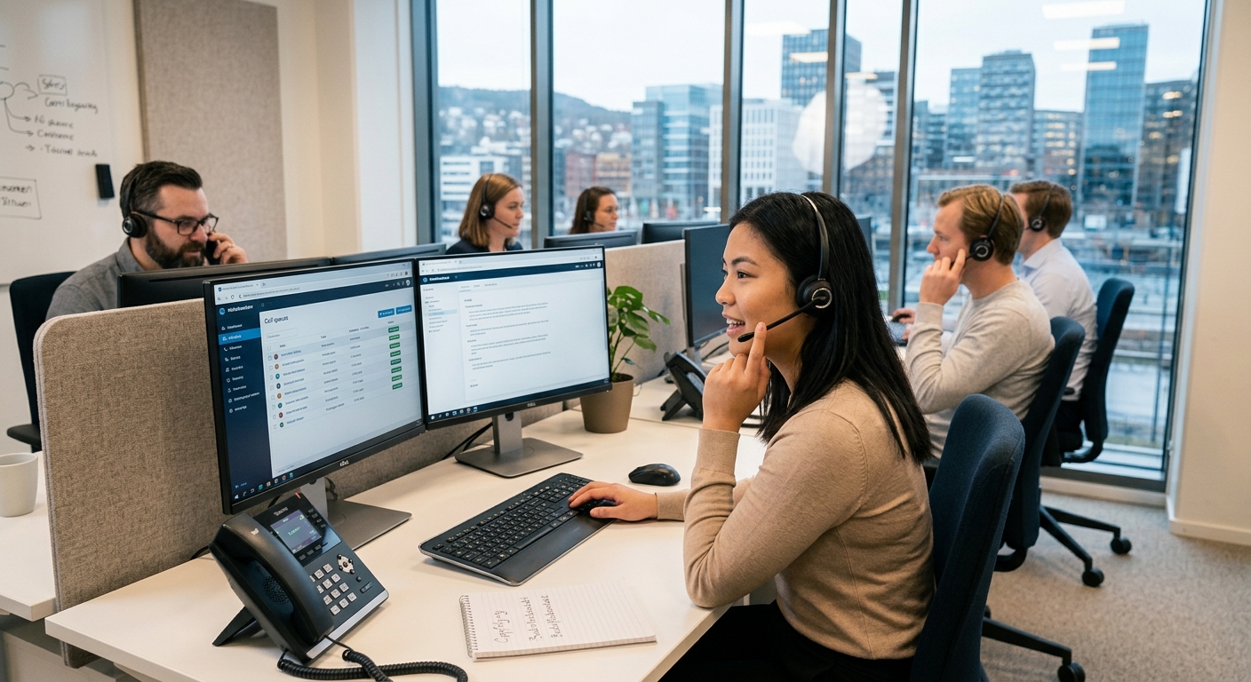 M&oslash;tebookere i arbeid